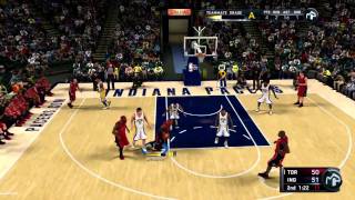 NBA 2K11 My Player  1st Game as a Starter [upl. by Ecirtac]