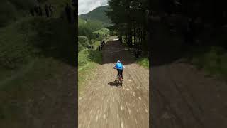 63kmh  100ft MTB jump Red Bull Hardline [upl. by Nich]