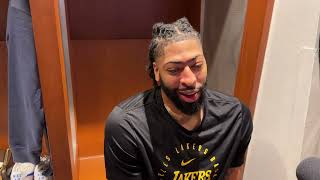 Anthony Davis On Lakers Win Over Pelicans Team Defense [upl. by Emmuela939]