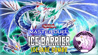 BEST ICE BARRIER DECK Great Combo with ICEJADE Cards  Ranked Gameplay YuGiOh Master Duel [upl. by Mateusz510]