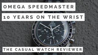 Omega Speedmaster Review 10 Years on the Wrist [upl. by Willock894]