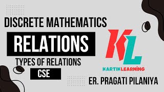 Relations in Discrete Mathematics  Equivalence Relations  By Er Pragati Pilaniya [upl. by Neile]