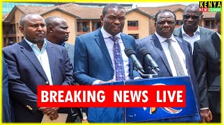 LIVE  ODM Leaders to speak on Gachagua impeachment in Church from ACK Nairobi [upl. by Butterfield]