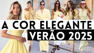 🔴COMO USAR A COR MAIS ELEGANTE DA MODA INVERNO 2024 O AMARELO MANTEIGA [upl. by Andeee60]