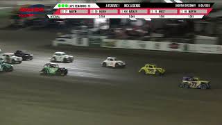 Dacotah Speedway  Oktoberfest INEX Legends Feature 093023 [upl. by Aitnas]