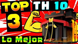 MEJOR EJÉRCITO Ayuntamiento 10  MEJORES ATAQUES de GUERRA  Ejércitos para TH10 CLASH OF CLANS [upl. by Sekoorb]