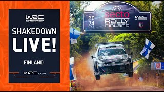 🔴 Shakedown LIVE  WRC Secto Rally Finland 2024 [upl. by Zephaniah701]