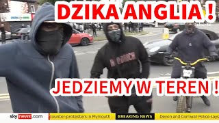 ZAMIESZKI W ANGLII CO DZIEJE SIE W TYM DZIKIM KRAJU Wyjazd w teren anglia southport zamieszki [upl. by Joyan]