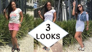 3 Looks com CHINELOS SLIDES [upl. by Ezri]