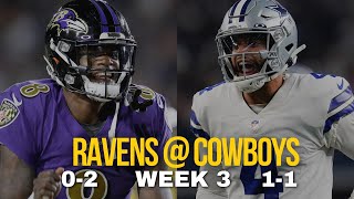 Ravens vs Cowboys Prediction🏆 Week 3 [upl. by Onin]