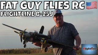 FLIGHTLINE B25J MITCHELL TEMPTING FATE by Fat Guy Flies RC [upl. by Llertnauq]