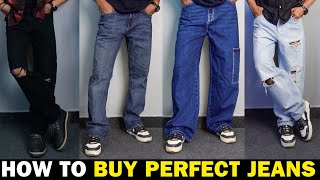 ULTIMATE JEANS BUYING GUIDE  HOW TO BUY PERFECT JEANS FOR YOUR BODY TYPE in Hindi  Ep02 [upl. by Valma]