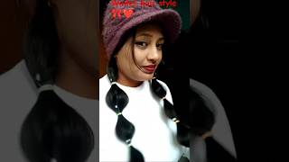 Winter hair style 🎀easyhairstyles shortvideo trending hairtutorial viralvideo viralshorts [upl. by Pleasant]