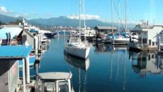 Sitting on the Dock of the Bay  Club Safari  video Coal Harbour Quay Vancouver BC Canada [upl. by Oetomit774]