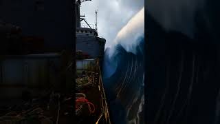 quotMassive Wave Crashes into Fishing Ship During Violent Stormquot [upl. by Aissac691]