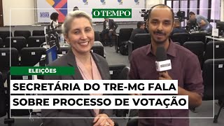 Segurança das urnas votação e biometria secretária do TREMG fala sobre processo eleitoral [upl. by Nicks]