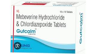 Gutcalm TABLETS Mebeverine Hydrochloride amp Chlordiazepoxide Tablets [upl. by Napier]