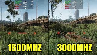 16GB RAM DDR4  1600MHZ vs 3000MHZ  Crysis 3  Metro Last Light [upl. by Ekaterina]