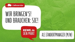 Arbeiten bei REWE Standortmanagerin beim Lieferservice [upl. by Aseuqram]