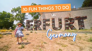 10 Fun Things to Do in Erfurt Germany Summer Travel 4K [upl. by Gibb]