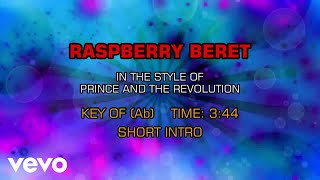 Prince And The Revolution  Raspberry Beret Karaoke [upl. by Sirehc732]