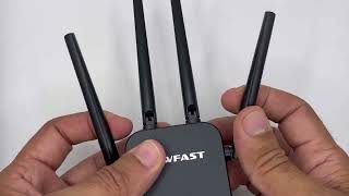 NEWFAST Repetidor WiFi 1200Mbps Amplificador Señal WiFi Dual [upl. by Drud410]