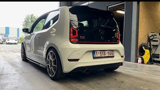 Up GTI Milltek downpipe  Milltek road exhaust sound [upl. by Stephanus568]