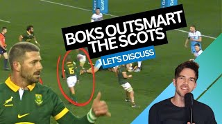 Springboks Continue to Innovate Despite Hiccups  South Africa vs Scotland Review [upl. by Ellesij]