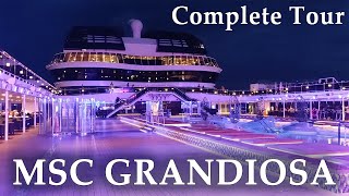 MSC GRANDIOSA  ship tour 2022 [upl. by Dlonyar]