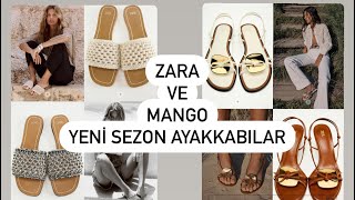 ZARA VE MANGO YENİ SEZON SANDALET VE AYAKKABILAR DENEMELİ VLOG [upl. by Aisnetroh]