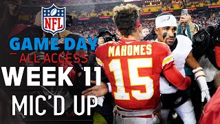 NFL Week 11 Micd Up quotyou just won us the game boyquot  Game Day All Access [upl. by Attelahs149]