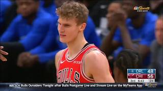 Lauri Markkanen gets technical for savage dunk on Vucevic [upl. by Luehrmann]