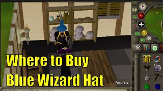 Where to Buy A Blue Wizard Hat in OSRS [upl. by Forras]