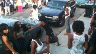 BIG BLOCK PARTY IN ON DUMAINE IN THE 6TH WARD [upl. by Sayles]