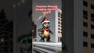 Character animation using Ai for projection show DIY projectionmapping projectionshow videoai [upl. by Rotsen]