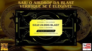 Blast  Saiu o Airdrop  Verifique e faça seu Claim [upl. by Jew]