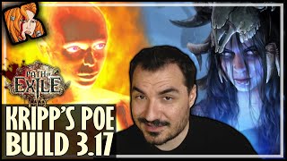 KRIPP’S 317 POE BUILD BURNING ANIMATE GUARDIAN  Path of Exile [upl. by Eillil890]