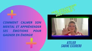 ⚡️ Atelier quotComment calmer son mental et appréhender ses émotions pour gagner en énergiequot [upl. by Kaiser61]