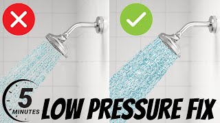 DONE RIGHT Fix Shower Head Low Water Pressure  Delta Kohler Moen [upl. by Shreve]