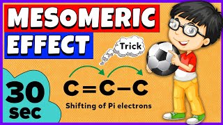 Mesomeric Effect  Easy Trick of Mesomeric Effect  Organic Chemistry [upl. by Aliuqehs]