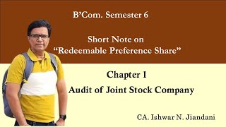 Redeemable Preference Shares  Audit of Joint Stock Company  Section 55 of Companies Act 2013 [upl. by Rankin]