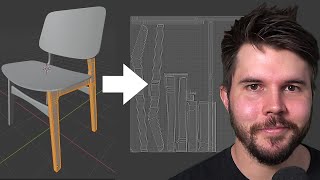 Blender Beginner UV Unwrapping Tutorial Chair Part 7 [upl. by Ecnatsnoc]