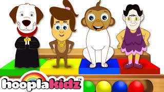 Learn Colors for Kids and Toddler Learning Videos  Match The Right Outfit  HooplaKidz [upl. by Suzanna]