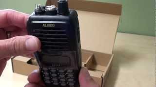 Alinco DJV57T Transceiver Unboxing [upl. by Nytnerb851]