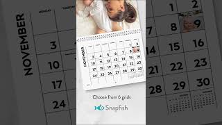 Personalised Wall Calendars from Snapfish [upl. by Hampton]