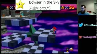 Super Mario 64 16 Star Guide  Bowser in the Sky Speedrun Strat [upl. by Arlee]