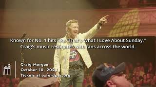 Craig Morgan  Coming to OPAC on 10102024 [upl. by Imit]