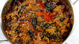 THE BEST NIGERIAN EGUSI SOUP RECIPE  EGUSI SOUP RECIPE  SISI JEMIMAH [upl. by Atok]