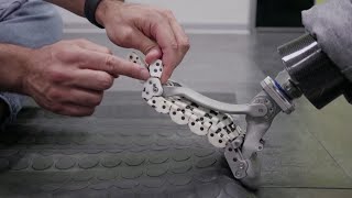 Prototype prosthetic mimics the structure of human feet [upl. by Abe]