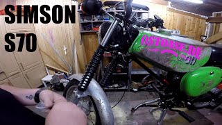 Simson S70 liefer Schwierigkeiten  Ost Oase  Datta [upl. by Wilkie102]